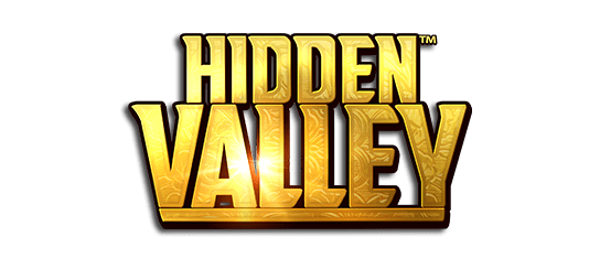 Логотип игрового автомата Hidden Valley.